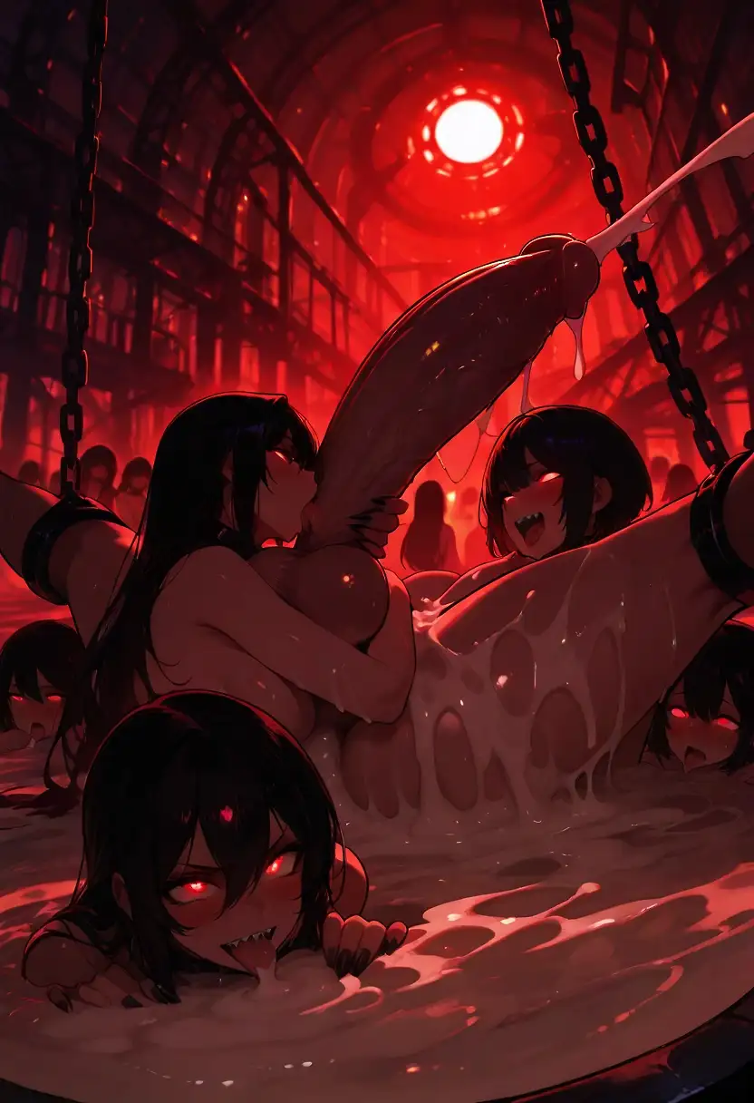 AI art "Futadom - Red Hell"