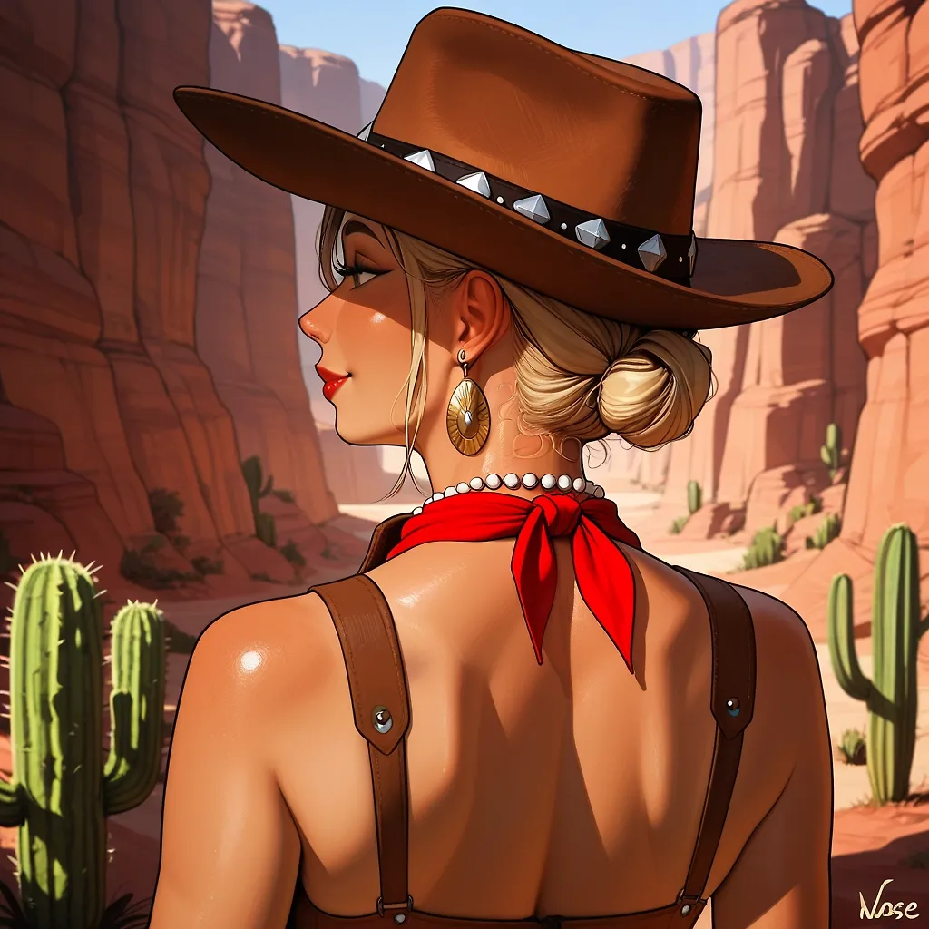Her back.