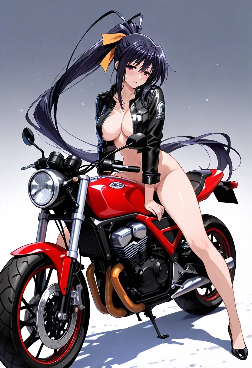 Biker girl akeno