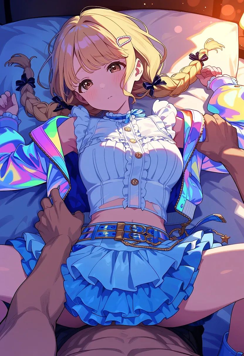 AI art "Kotone-chan, Classic Sweet Idol" with user description "endlich hat sie Feierabend."