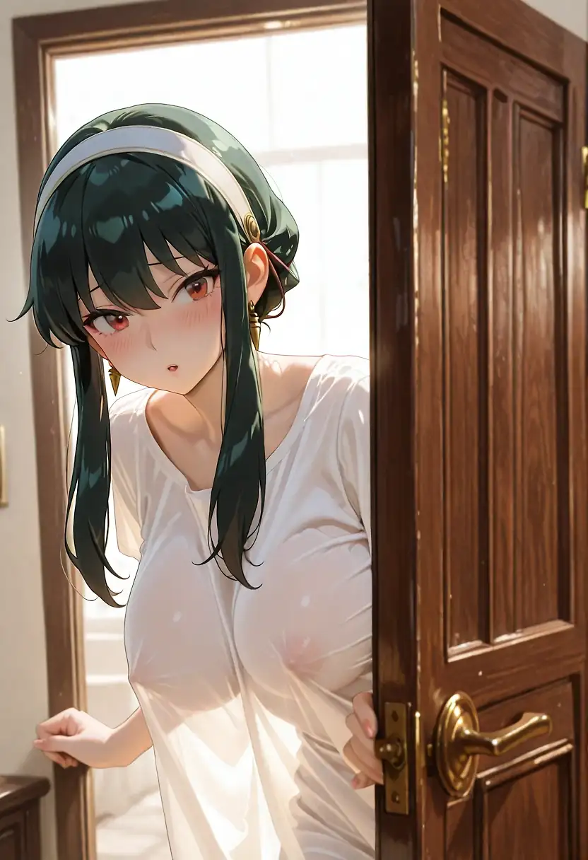 AI art "Knock Knock"