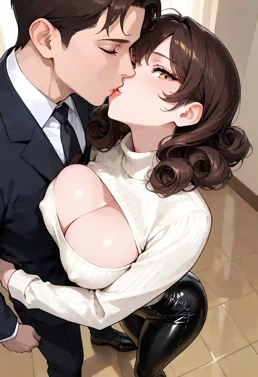 AI art 'Introducing Veronica, the cheating Housewife' with user description 'Veronica’s life is perfect: she has a hardworking fiancé, a stunning apartment, and rare beauty. Yet, she is deeply unsatisfied. Every time her fiancé leaves for work, she turns to her neighbors to fulfill her secret desires. It is only a matter of time before she is caught—and when the truth comes out, what will she do?'