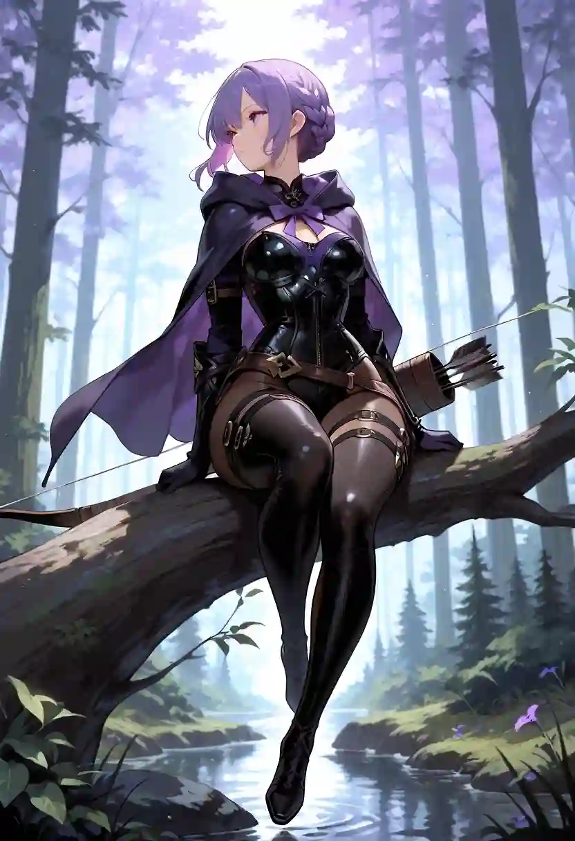 AI art "Archer rest"