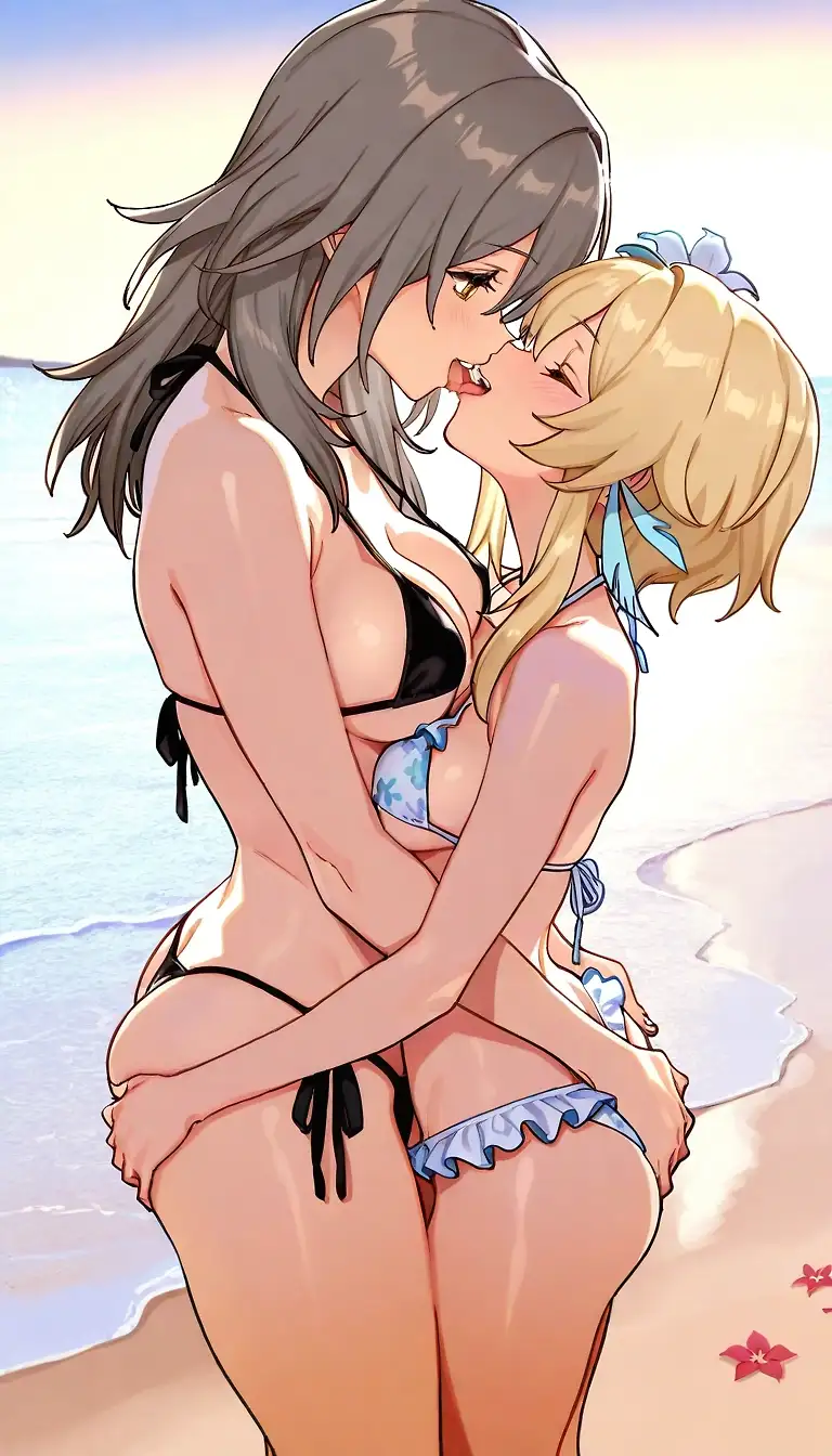 AI art "Lumine x Stelle"