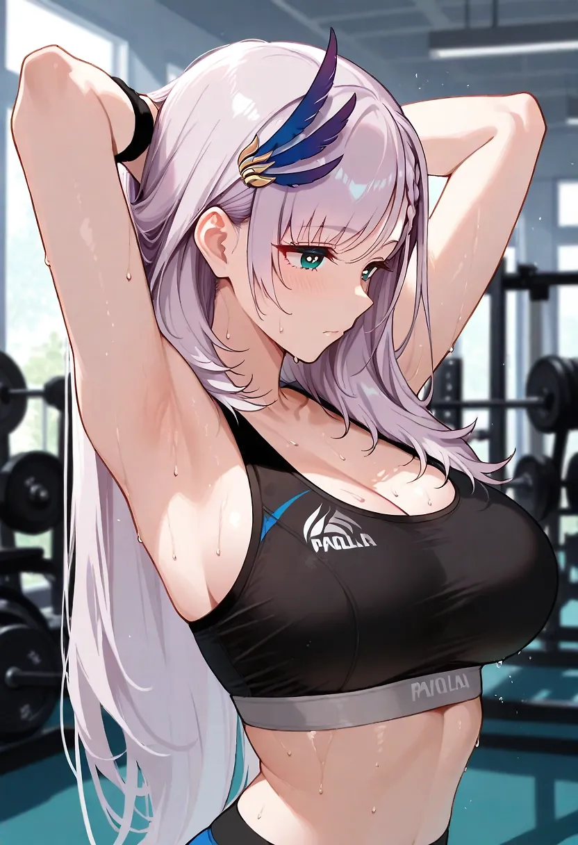 Paizuri after working out