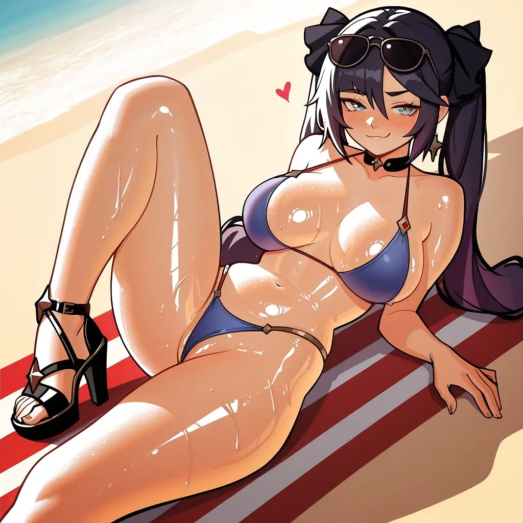 AI art "Bikini Mona"