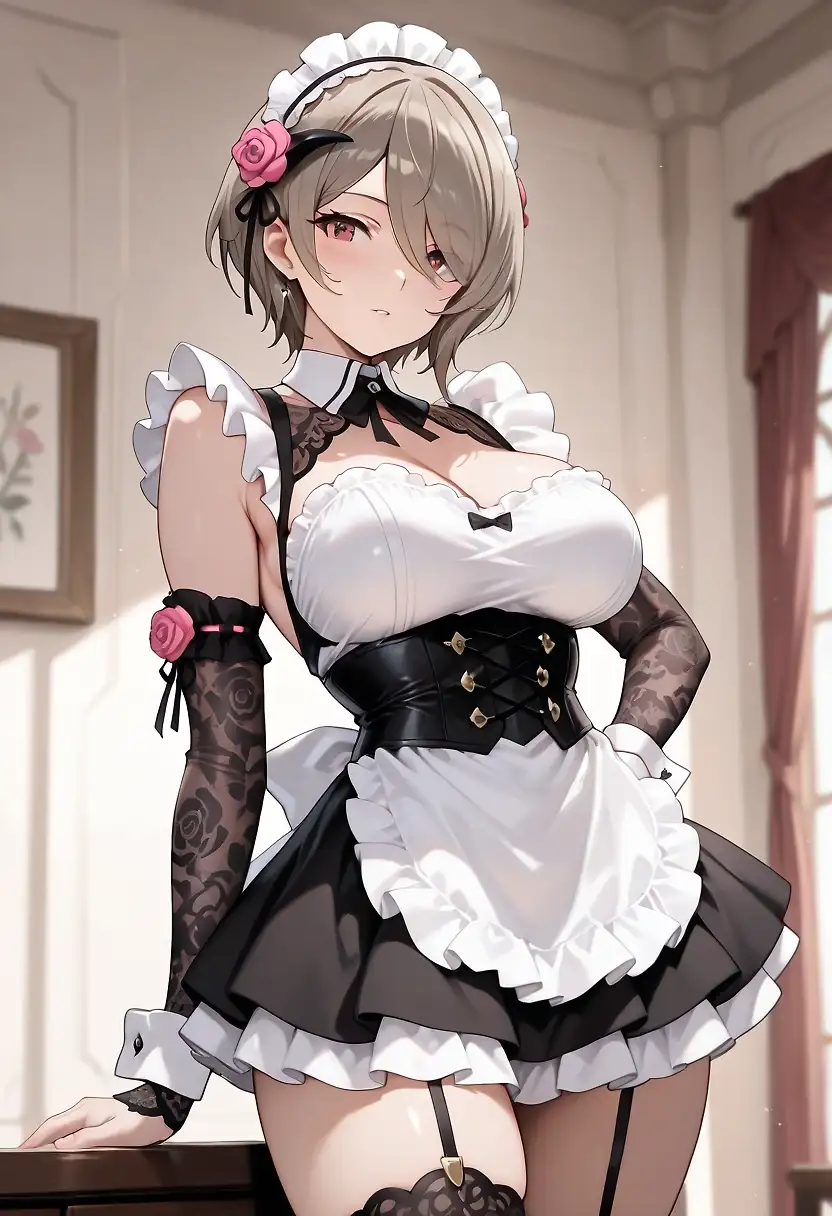 AI art 'Still trying to get the umbral rose outfit.'