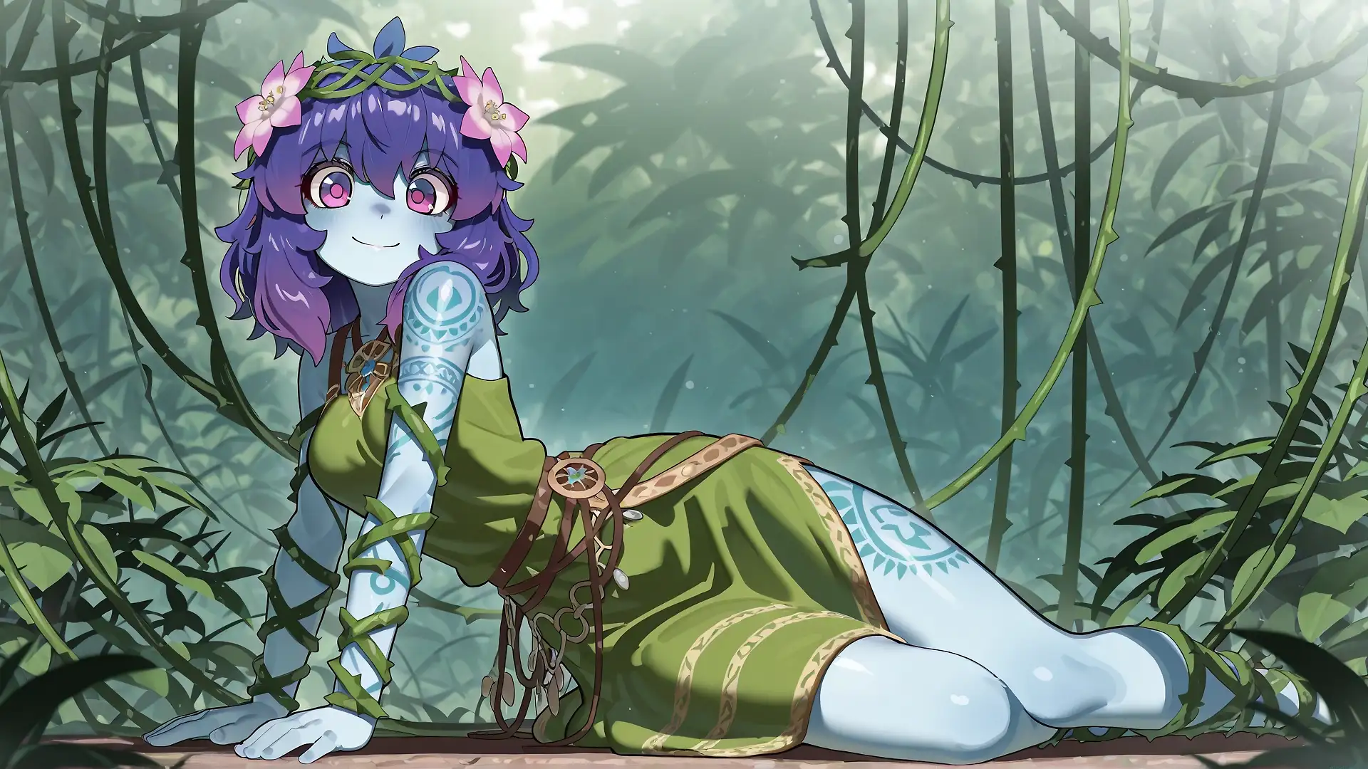 AI art "Alraune Desktops"