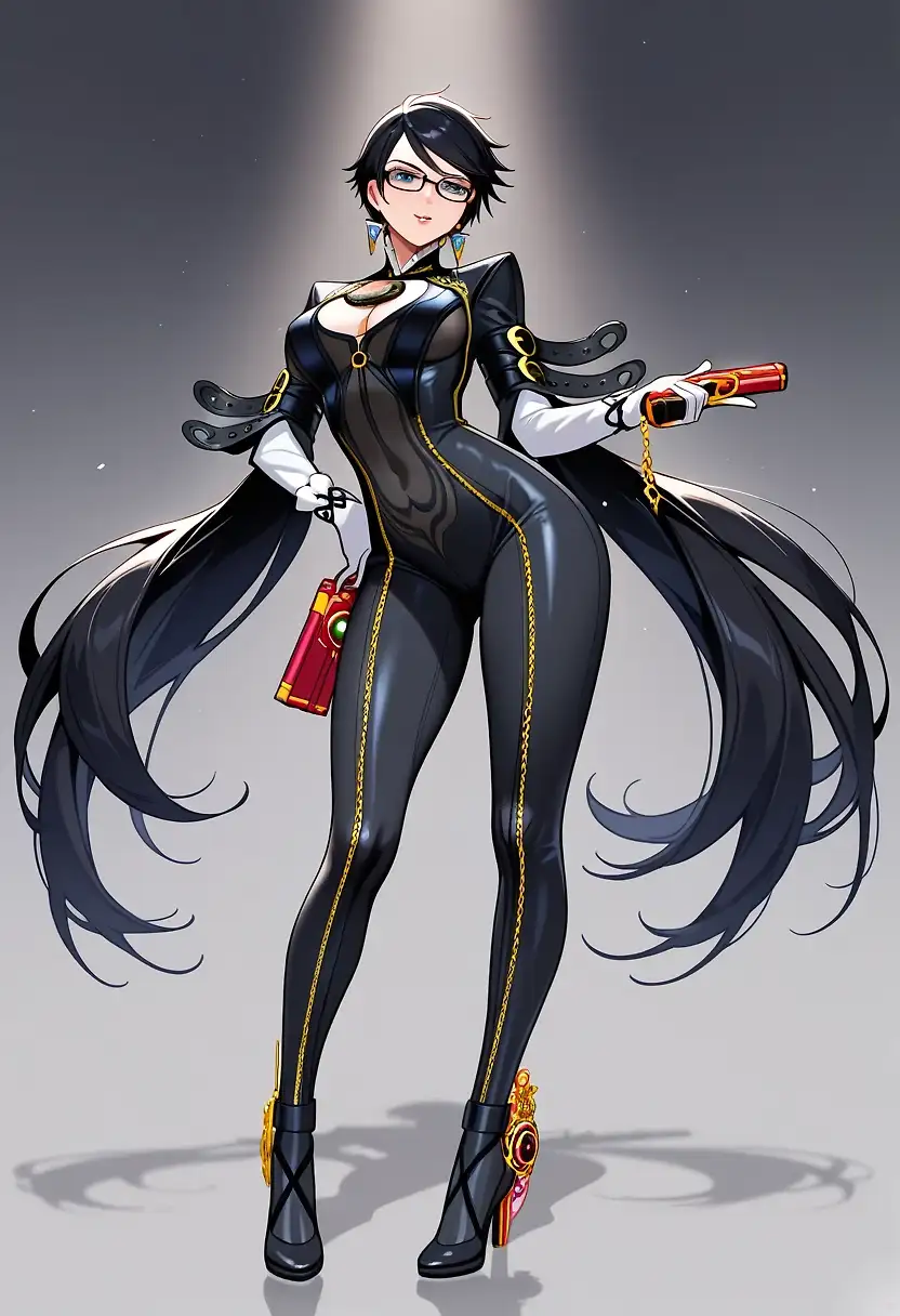 AI art 'Bayonetta'