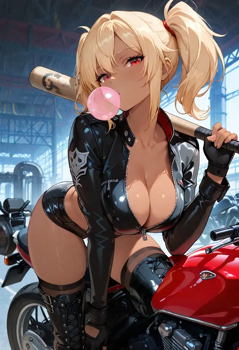 AI art "Becky : crazy ride"