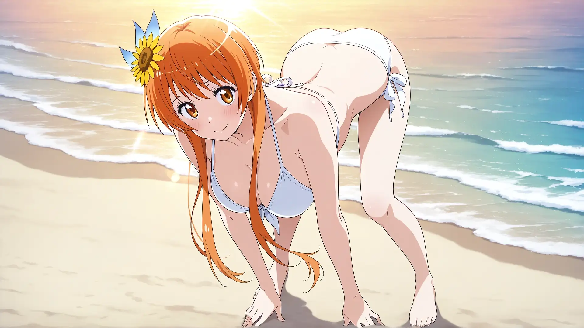 AI art 'beach marika'