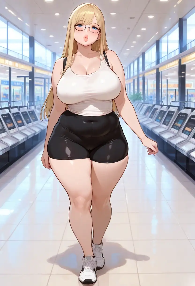 AI art "Nerdy PAWG"