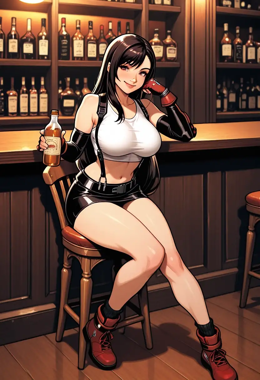 AI art "Tifa"