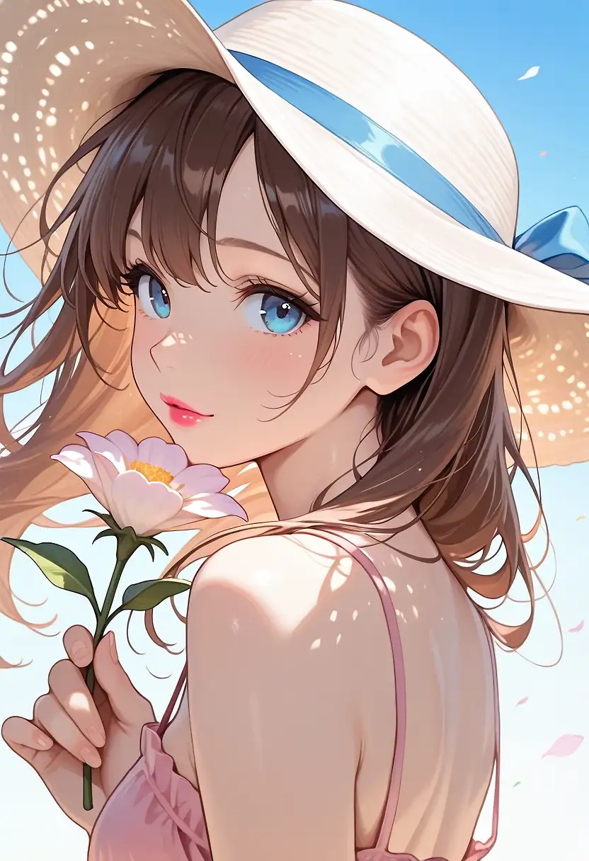 AI art 'Lovely' with user description '💙'