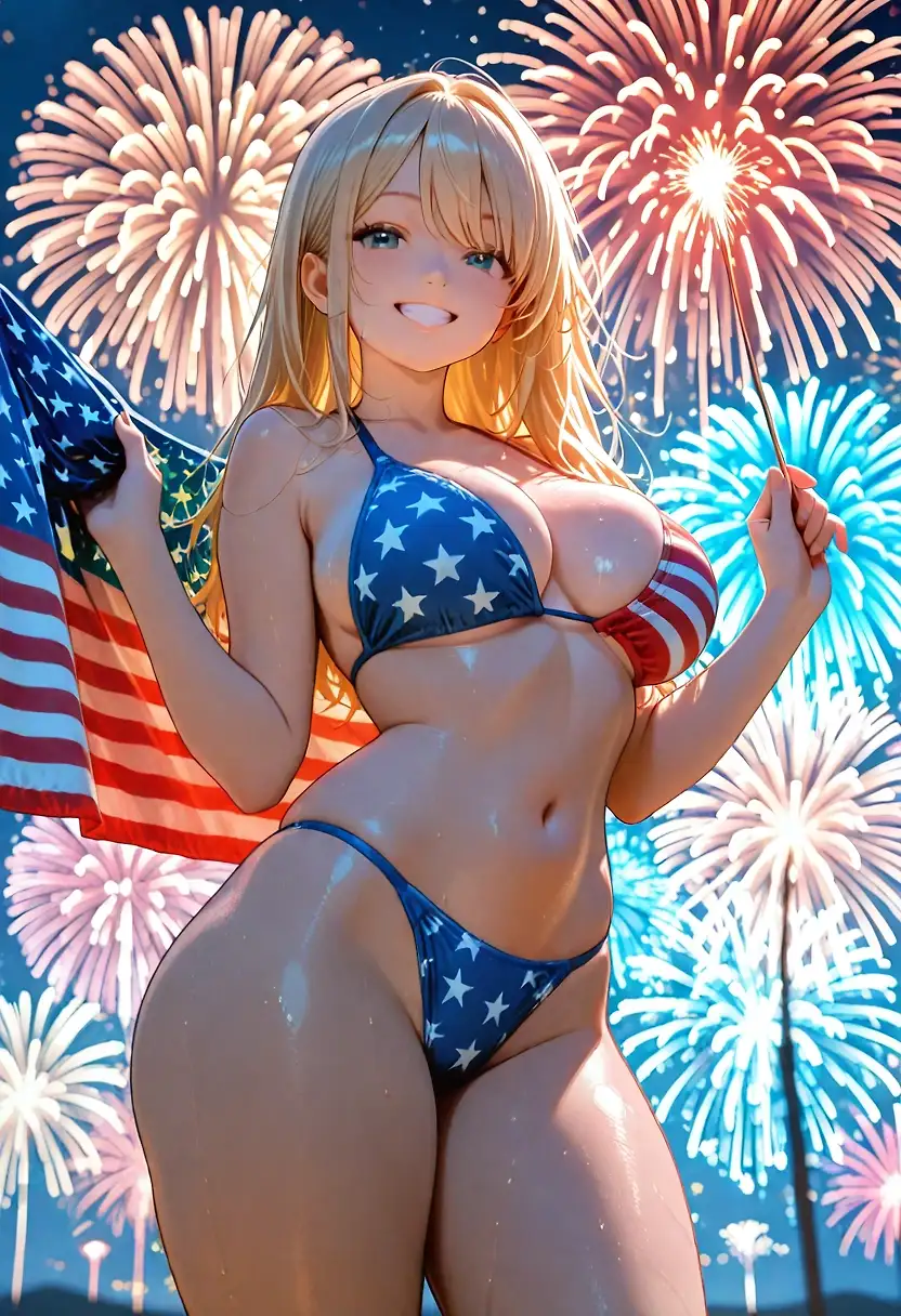 AI art 'Happy 4th of July!'