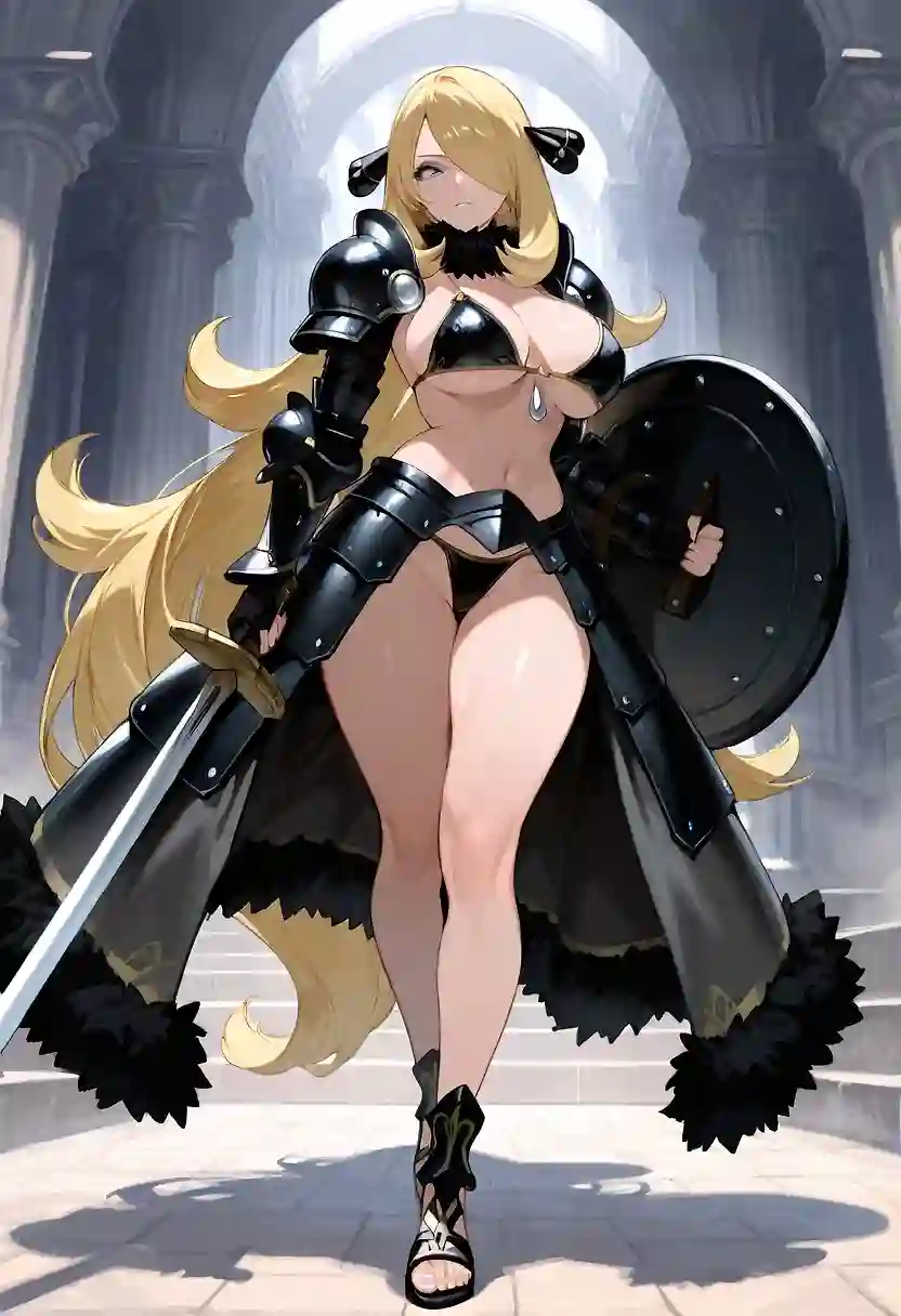 AI art "Medieval Cynthia"