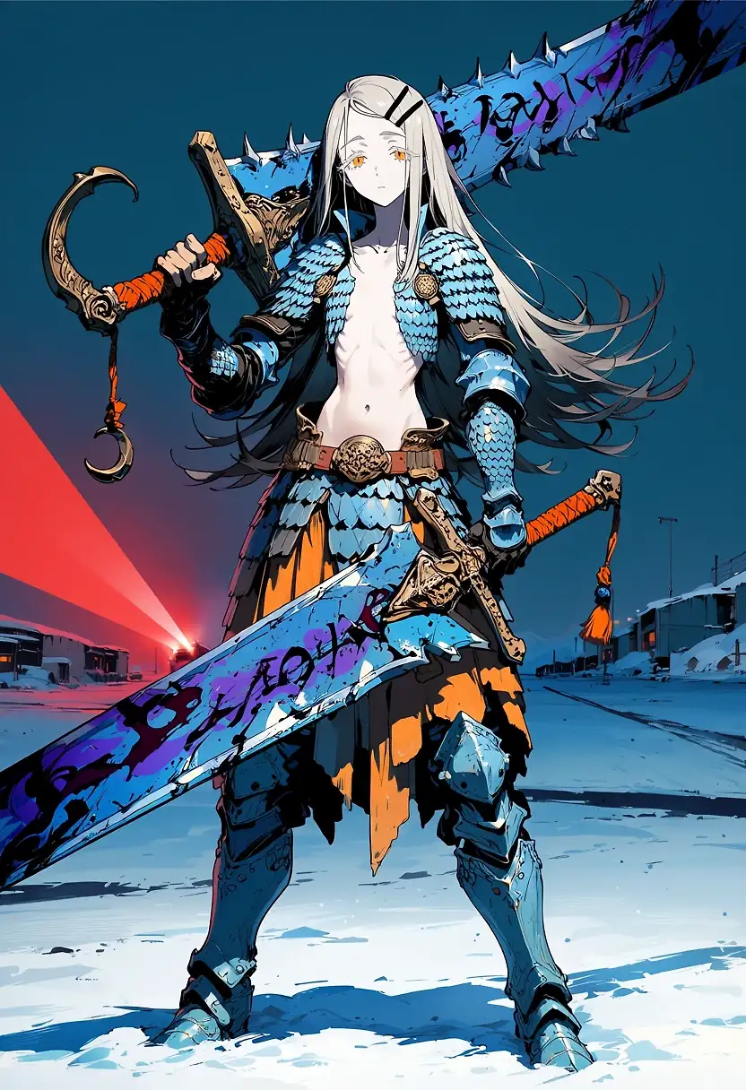 AI art 'Hiro, Damn, U R so Hot' with user description 'ich habe mal einen neuen Zeichenstil ausprobiert – Krass.'