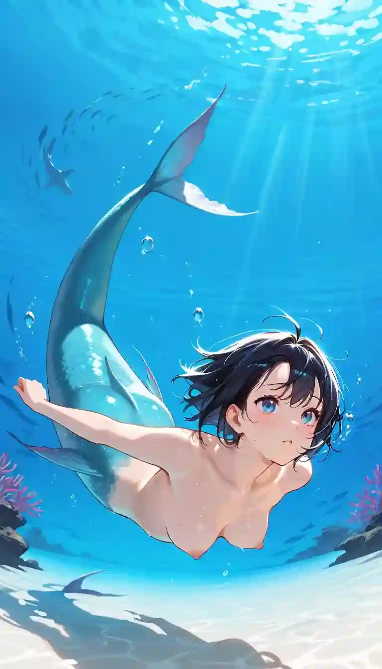 AI art 'Bestiary: Mermaid II'