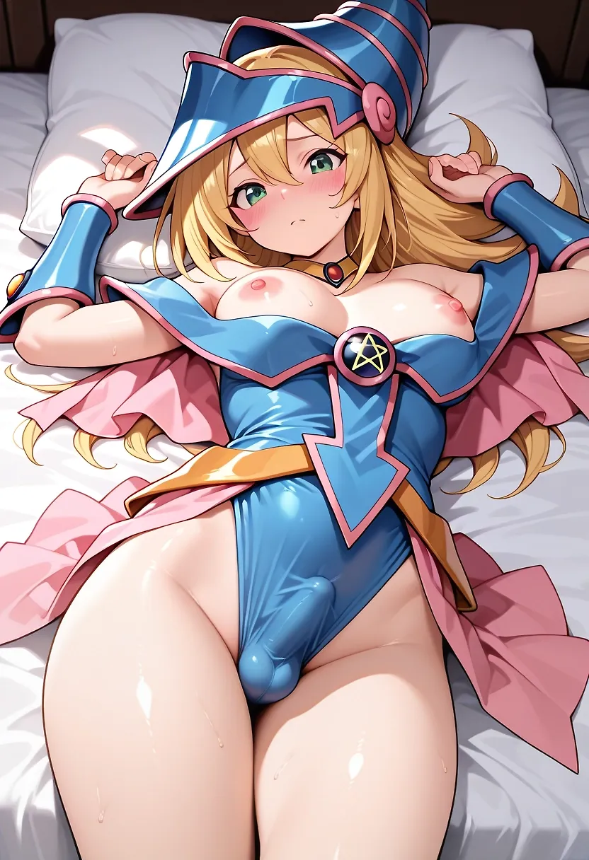 Dark Magician Girl getting piped down