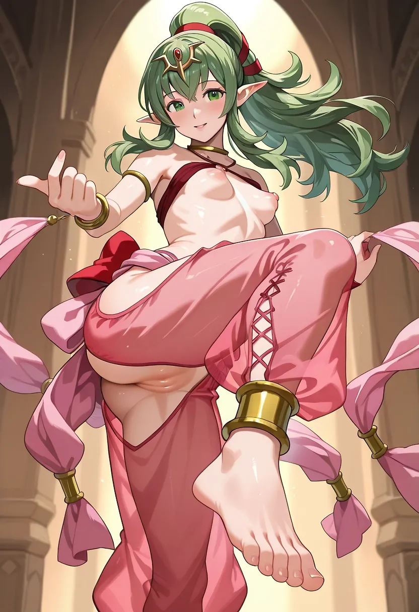 AI art "Tiki Class Change: Dancer <3" with user description "various models, similar prompts"