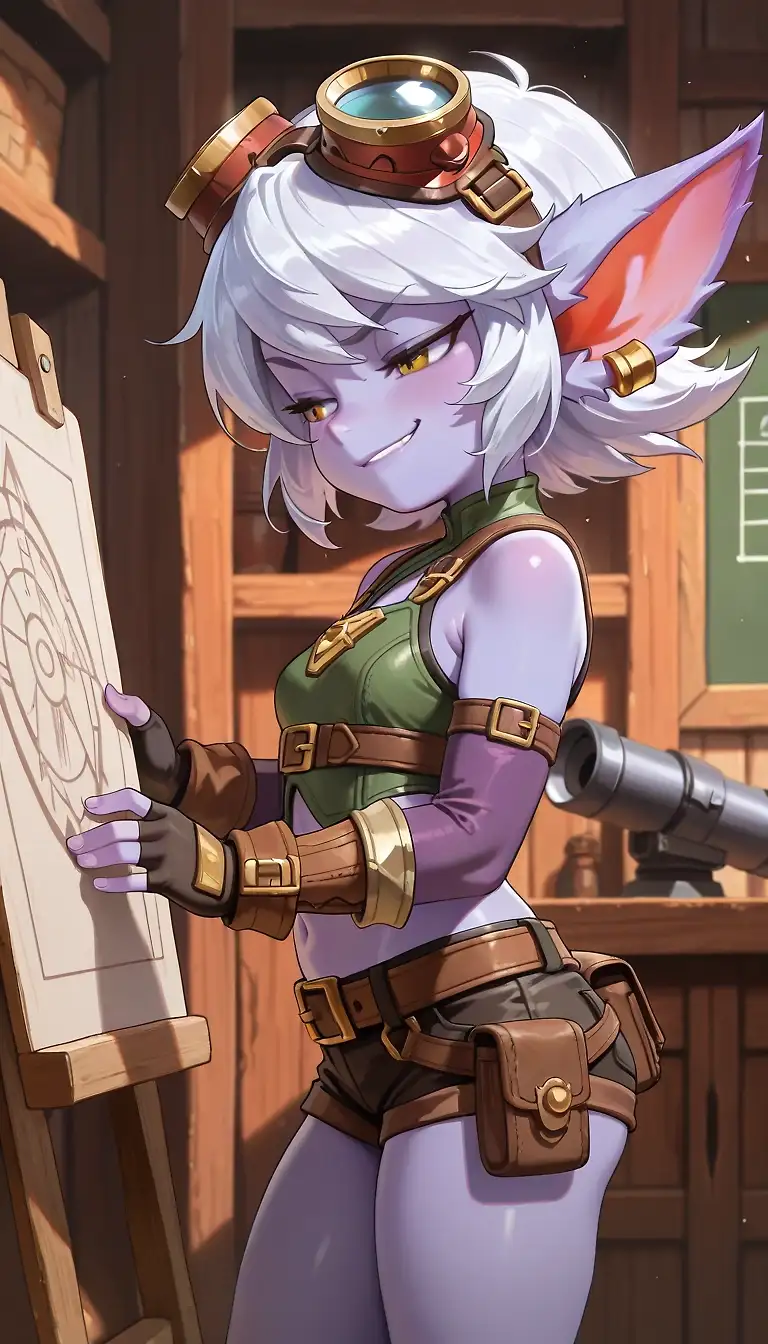 AI art "How to deal with yordle"