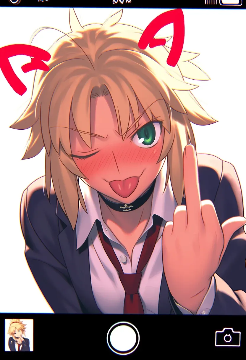 Mischievous Mordred.