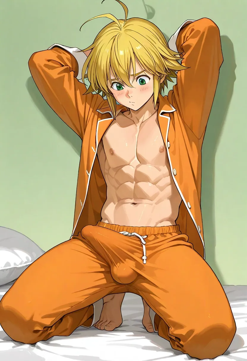 Solo Meliodas Orange clothing
