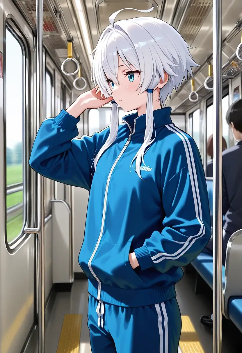 AI art "Chikan Feminization"