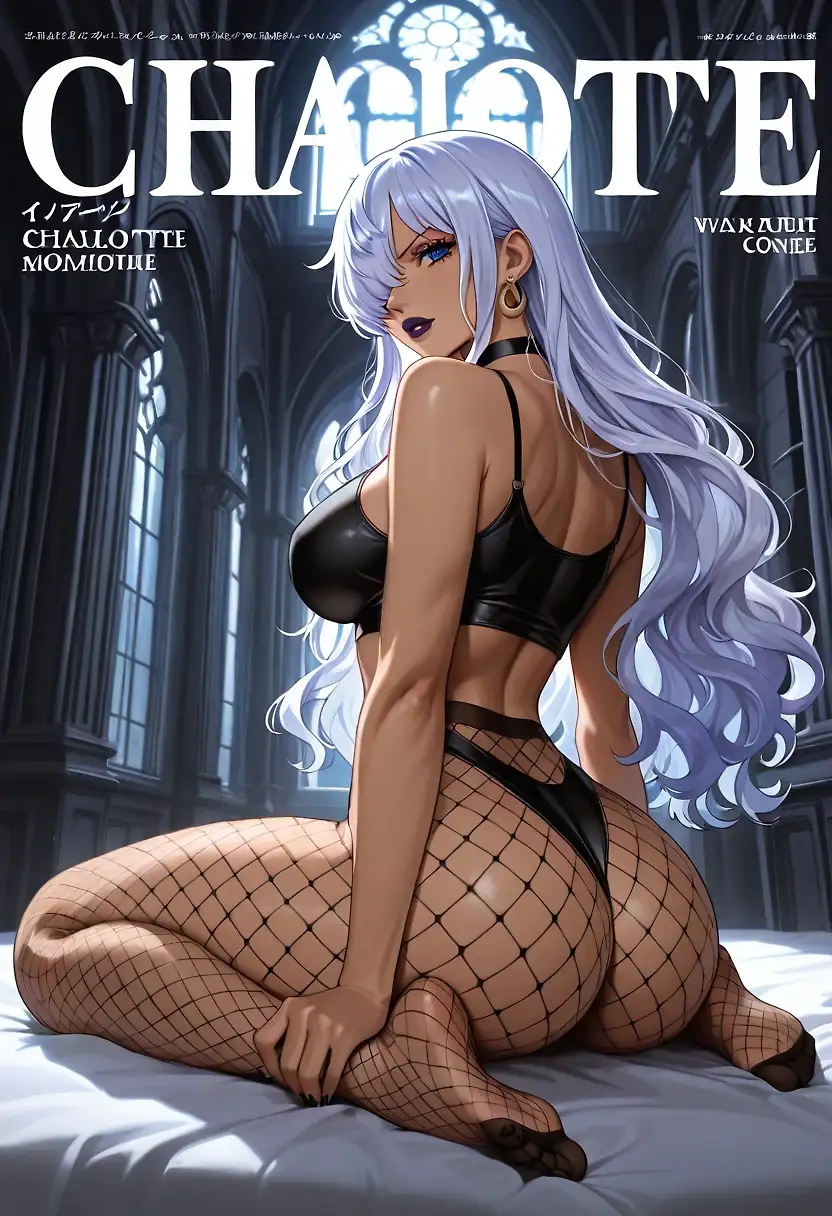 AI art 'Charlotte Smoothie - Goth'