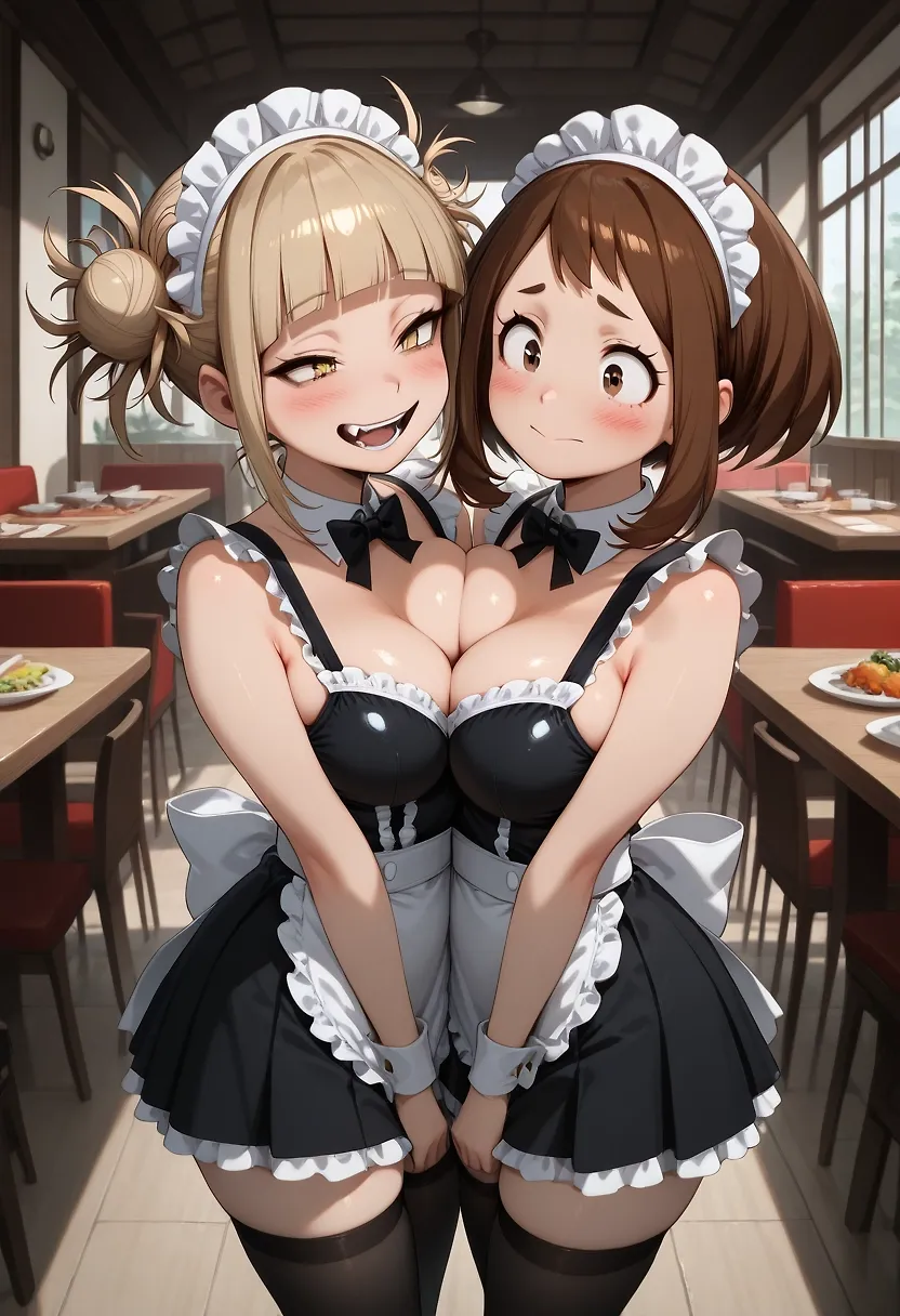 Who is supposed to serve you? Ochako or Himiko?
