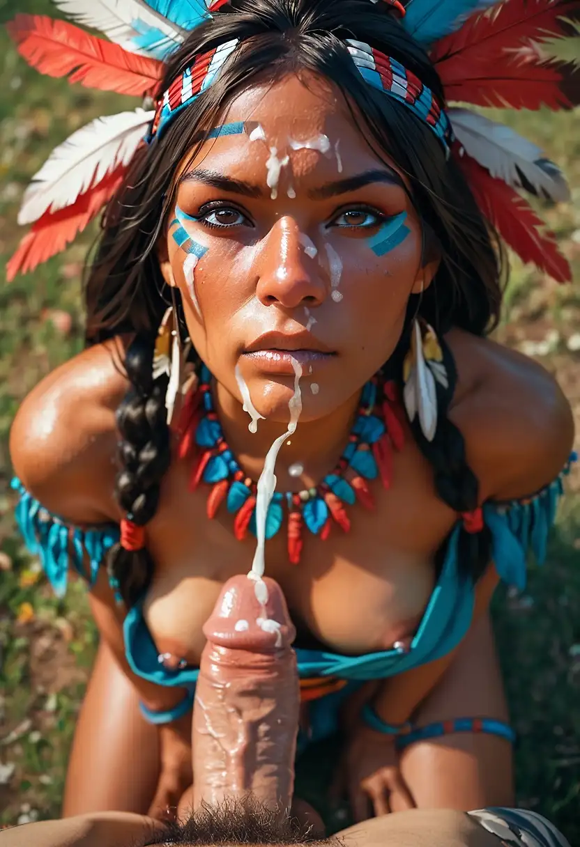 AI art "Native American slut"