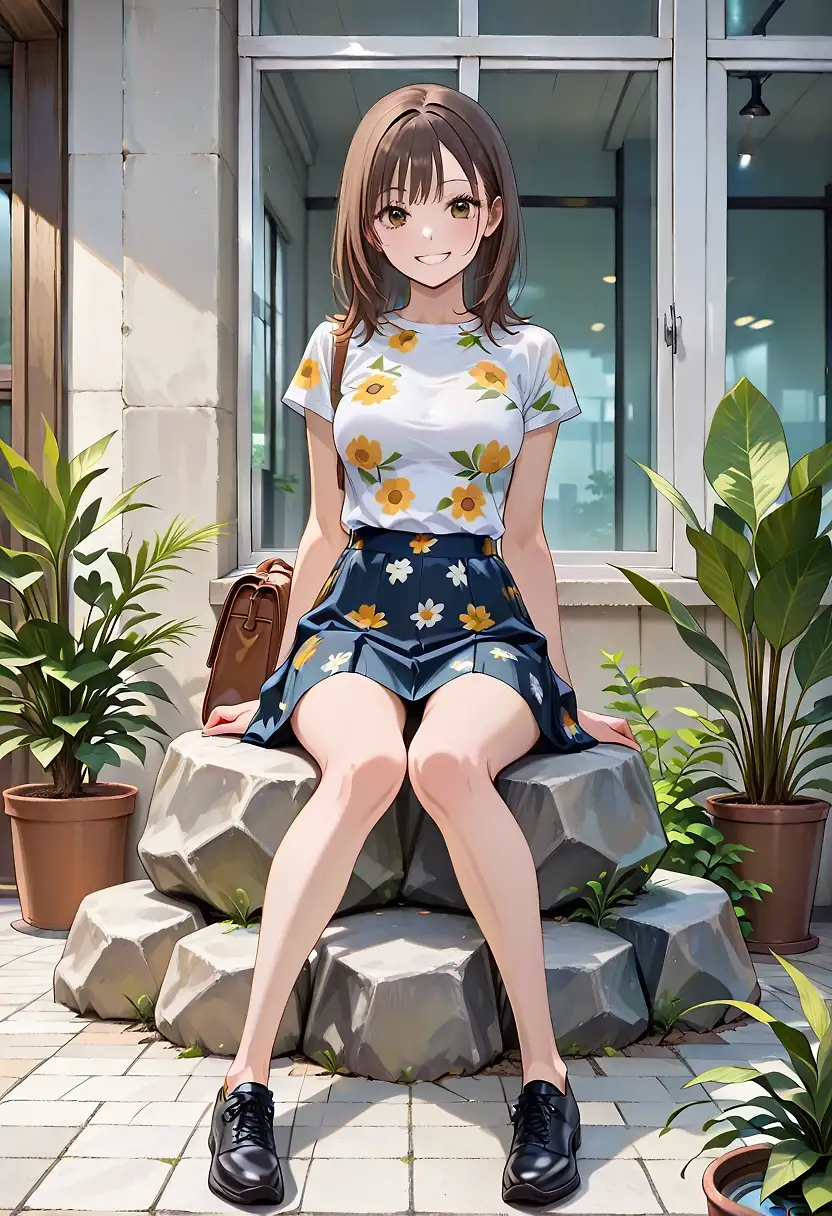 AI art 'Ex-girlfriend today' with user description 'Used to be my girlfriend, now she's my wife'