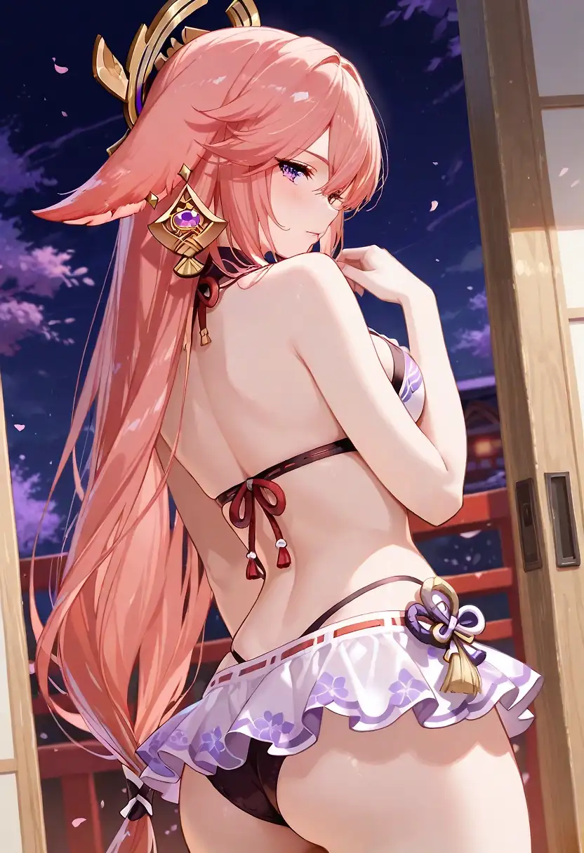 AI art "Yae Miko and raiden Shogun"