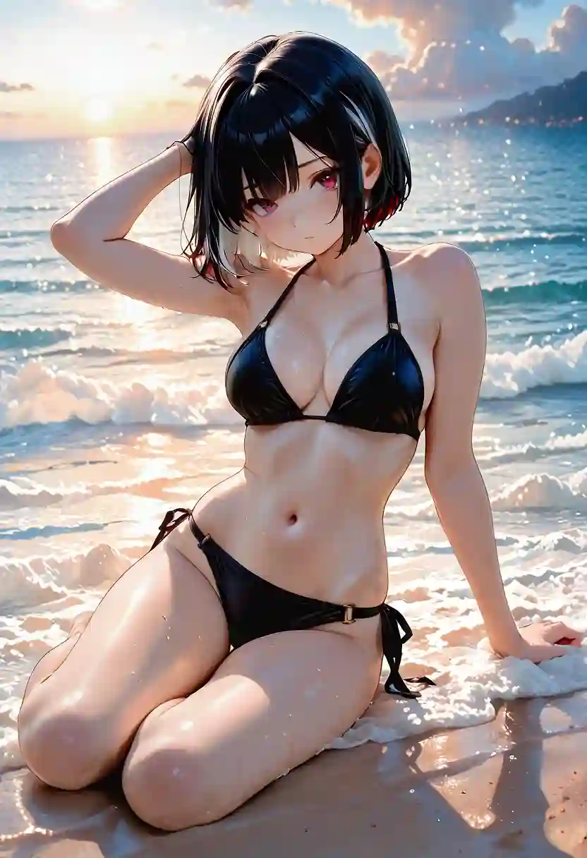 AI art 'Tama bikini'