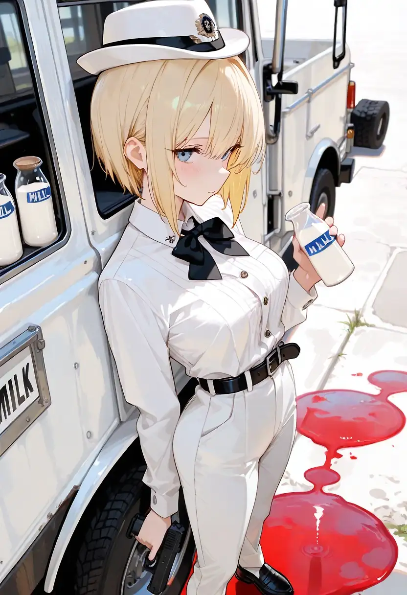 AI art "The Milk Lady"