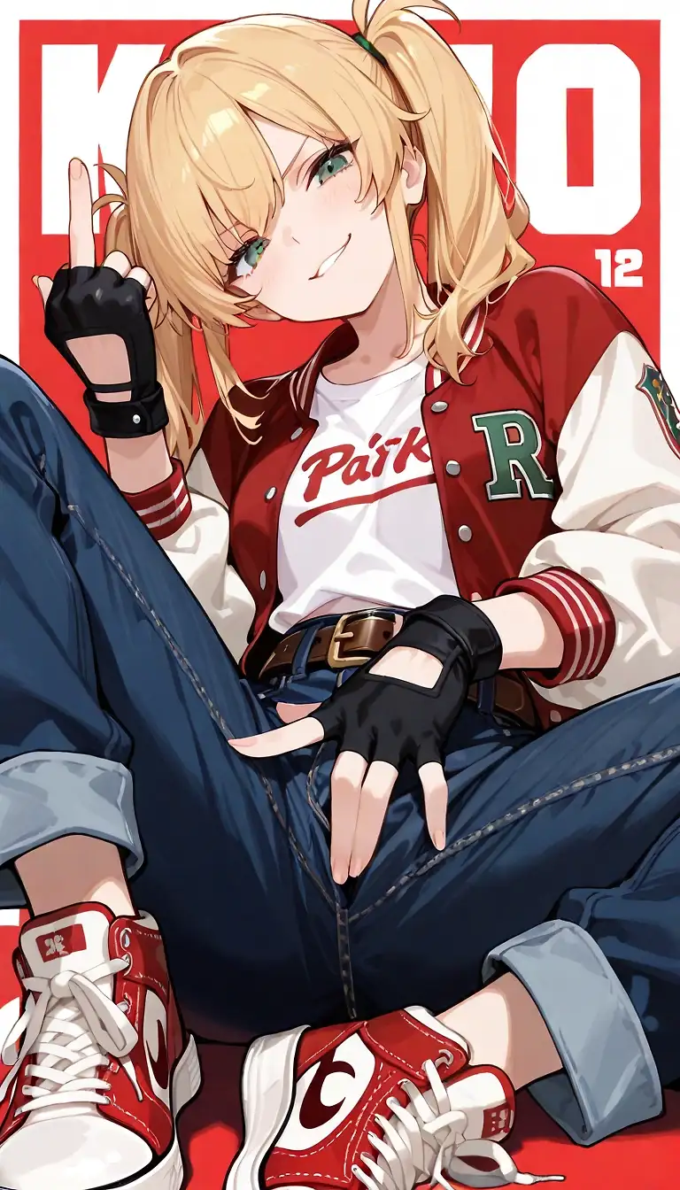 AI art "Miki The Punk"