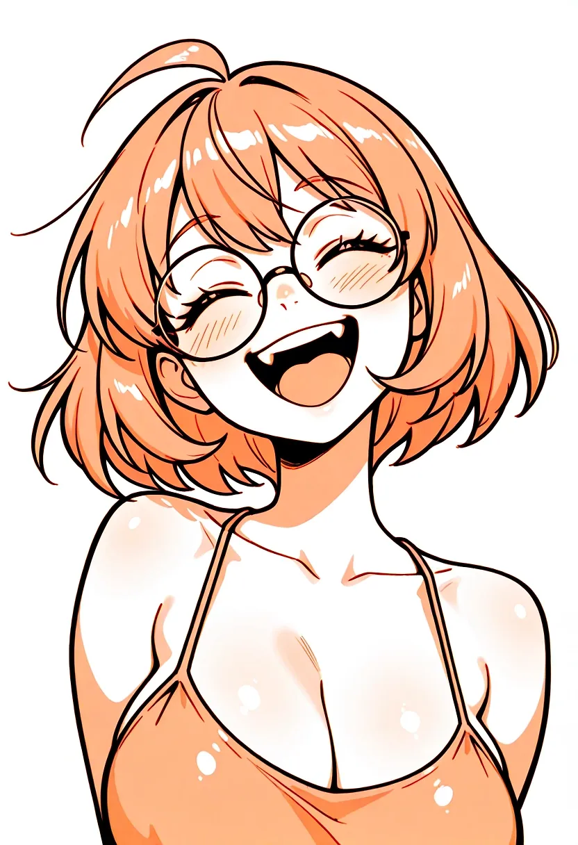 Smile in black and white