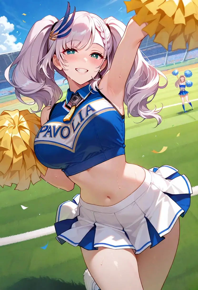 AI art 'Cheerleader Reine'