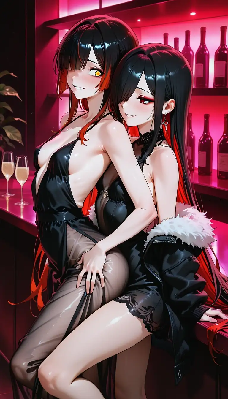 AI art 'Fun at the Bar'