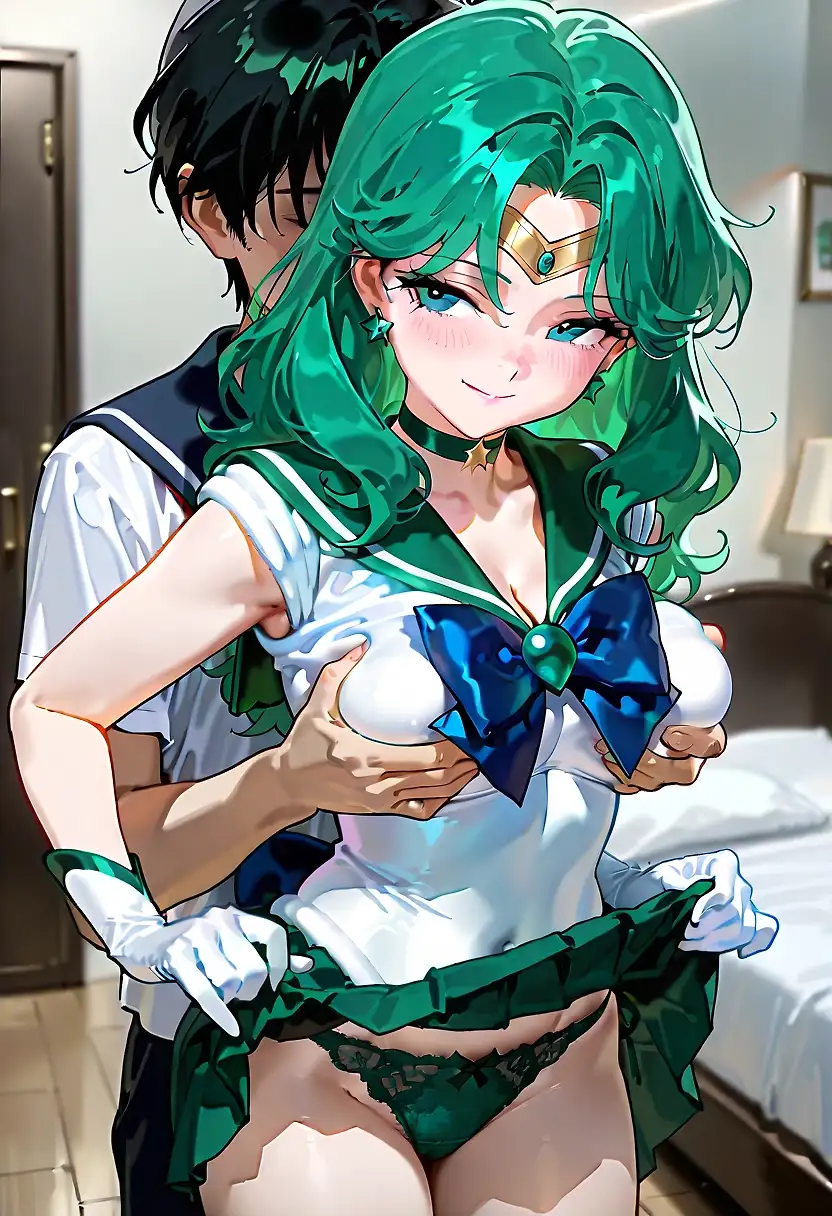 AI art "Sailor Neptune Mega Dump"
