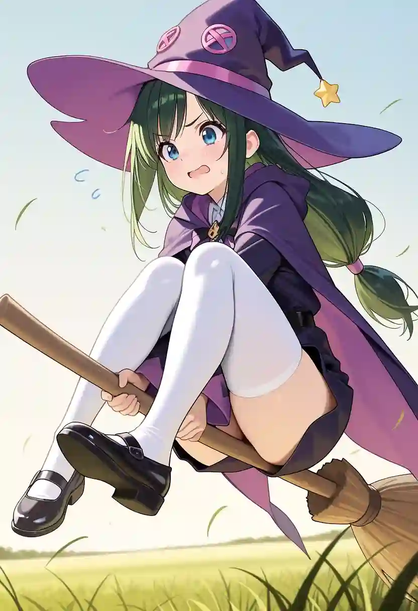 AI art "Clumsy witches"