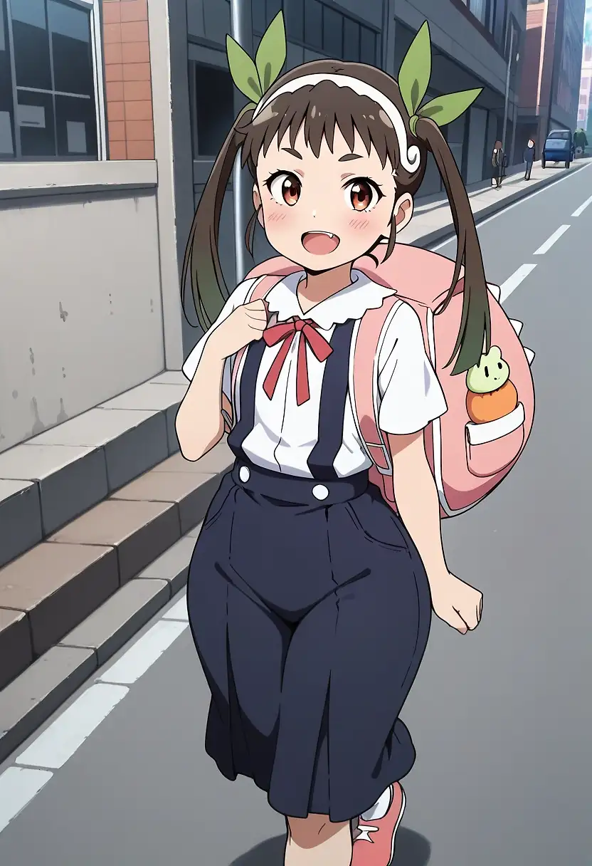 AI art "Hachikuji Mayoi is a true whore"