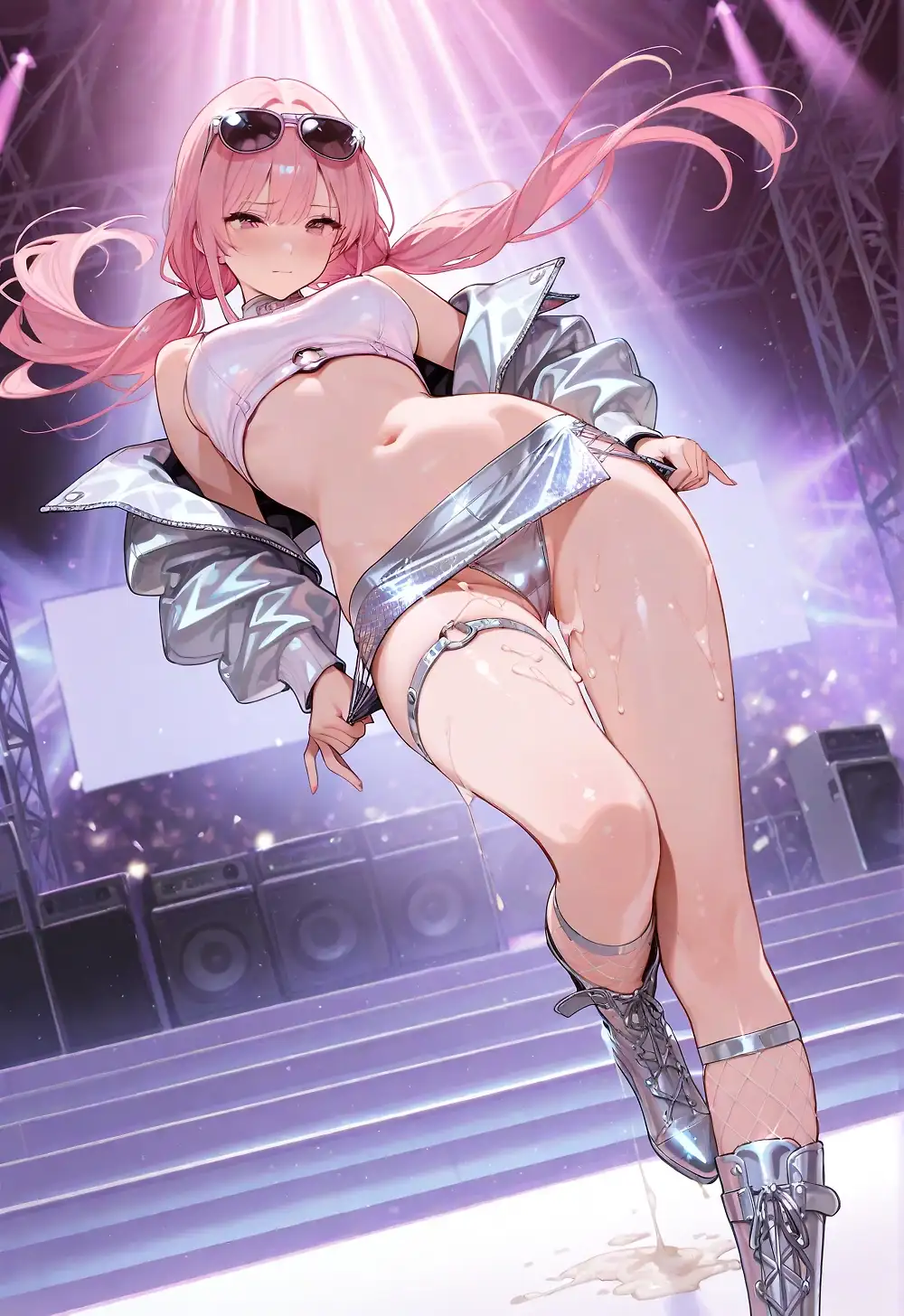 AI art "creampied show"