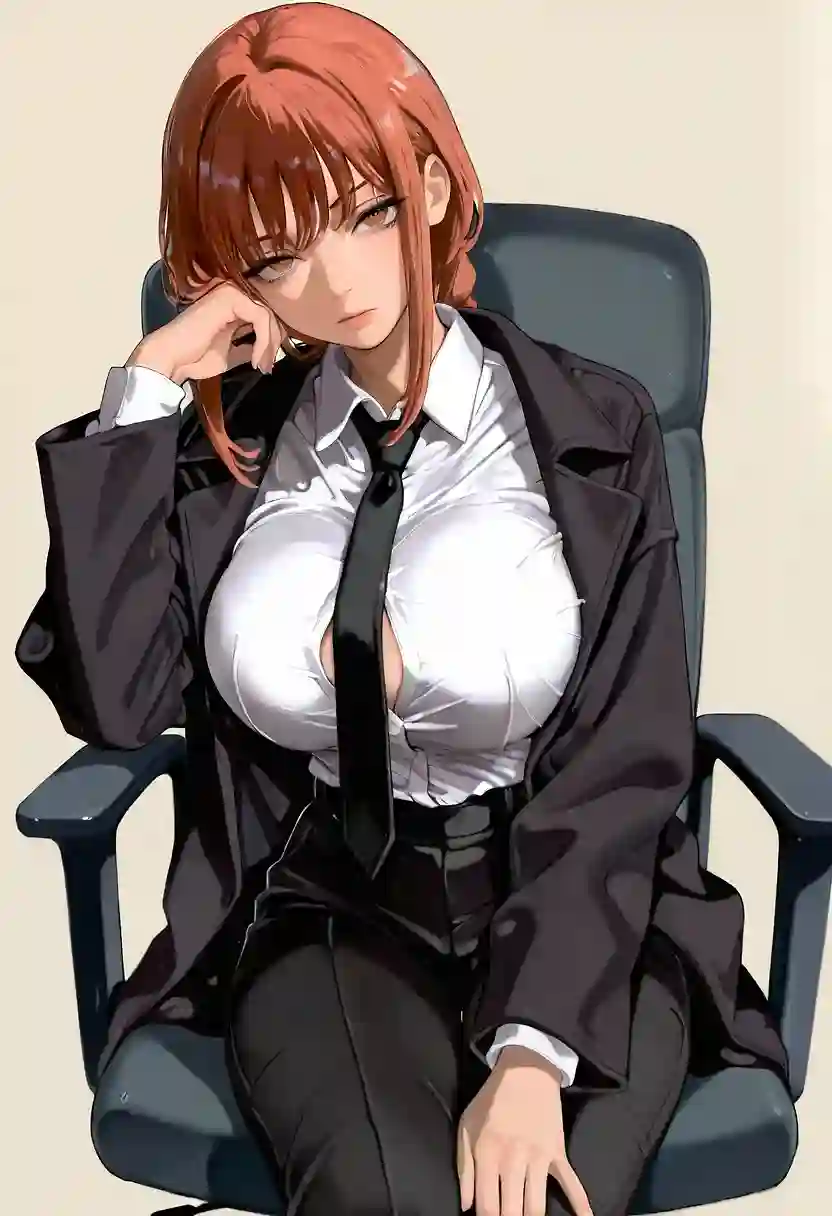 AI art 'Makima, cum hunter'