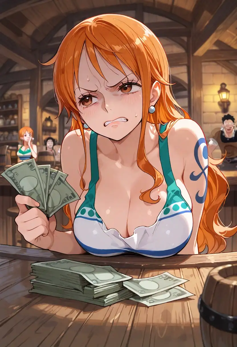 AI art "PT1 - Money Hungry Nami"