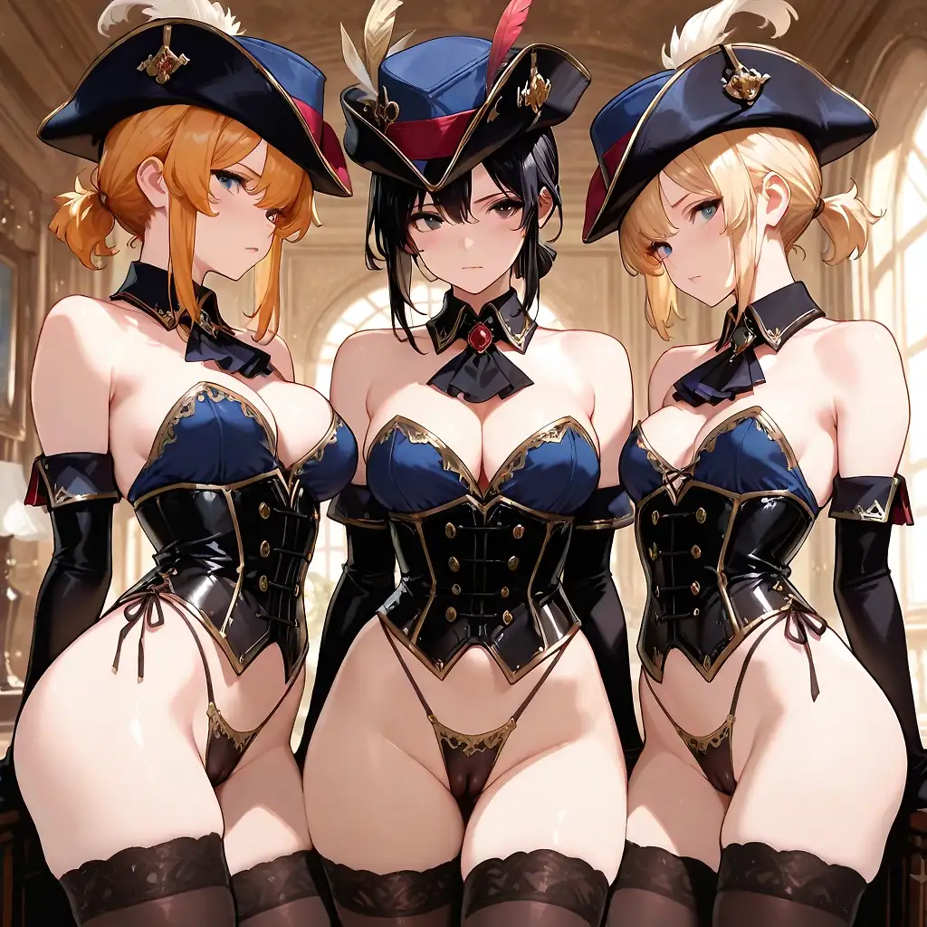 AI art "Musketeer's squad"