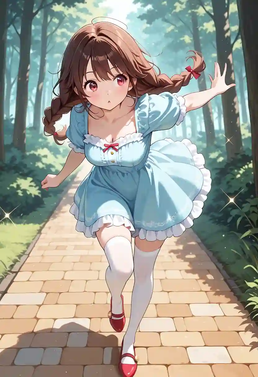 AI art 'The Wonderful Waifus of Oz' with user description 'The Waifu Beam strikes again.  And this time…

We’re off to see the…wizard?  Witch?  Either way, I don’t remember them being this cute.'