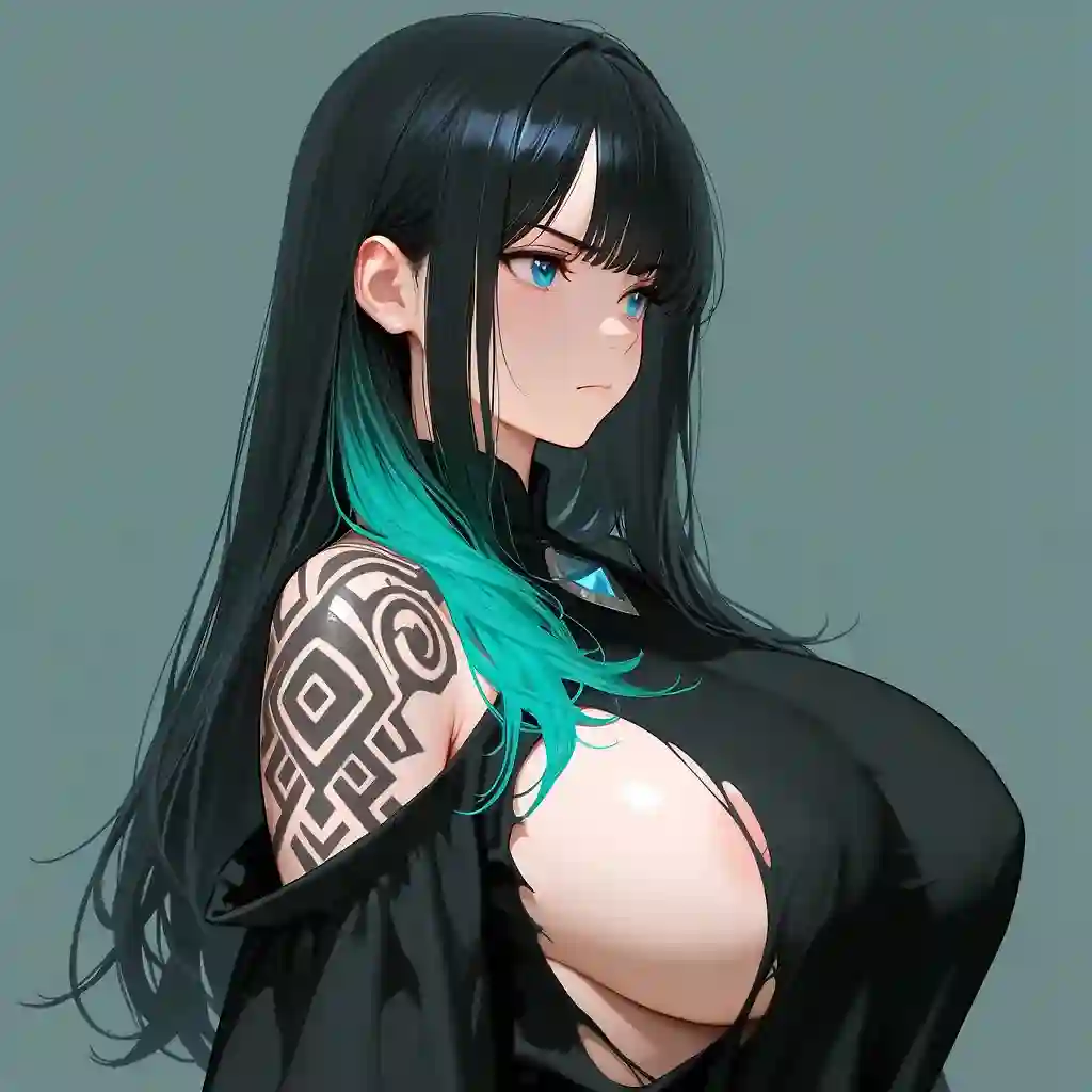 AI art "Green Witch"