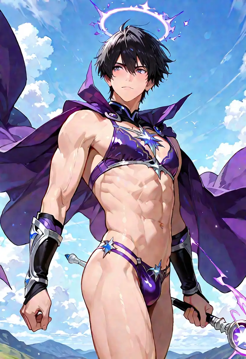 AI art "Magic Rainbow Boys"