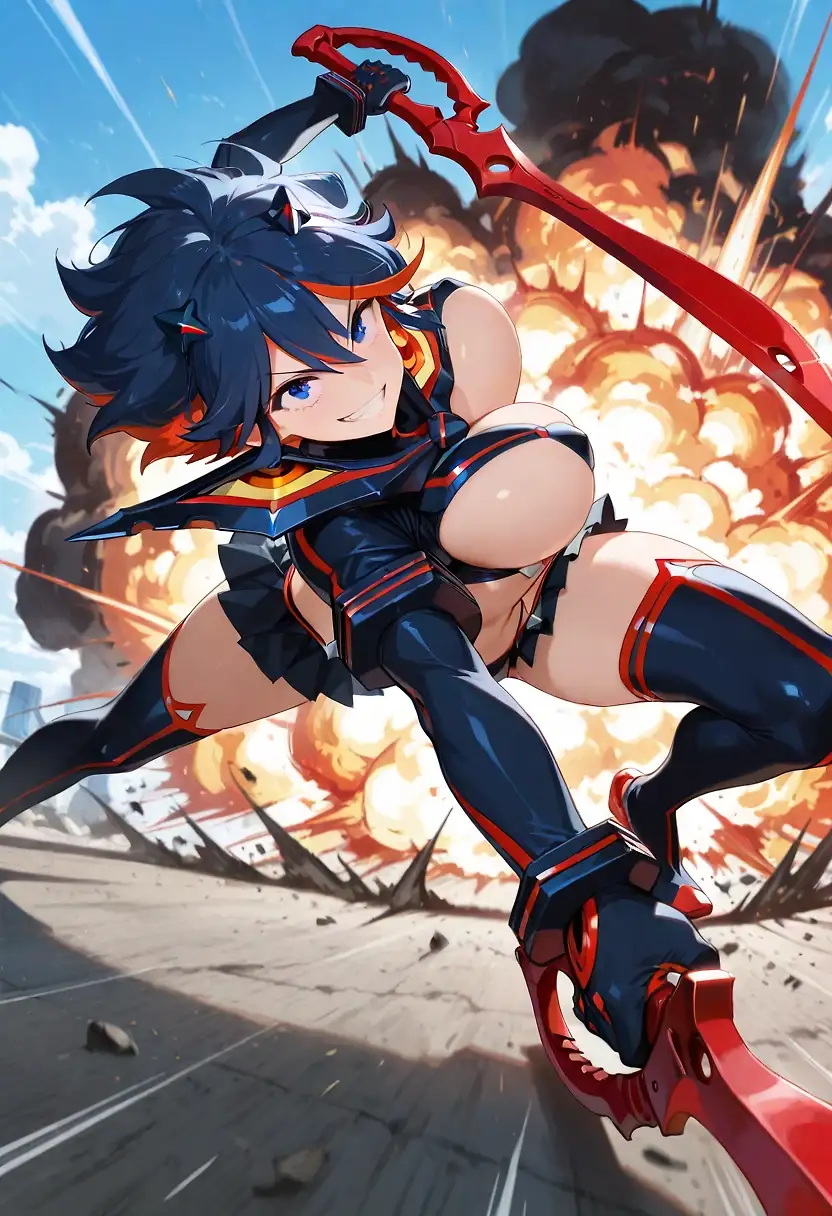 AI art "Kill la Kill"